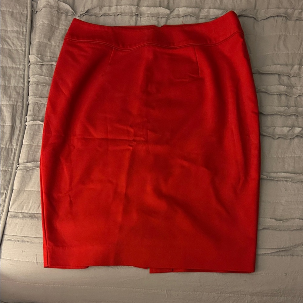 Apt. 9 Red Pencil Skirt Knee-Length Cocktail